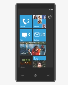 Windows Phone 7 Series Start Screen - Windows Phone 7 Keyboard, HD Png Download, Transparent PNG