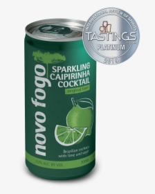 Novo Fogo Sparkling Caipirinha Lime 4 Pack - Lemon-lime, HD Png Download, Transparent PNG