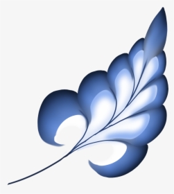 Flores Azules Png Clipart Blue Clip Art - Navideñas De Flores Azules, Transparent Png, Transparent PNG