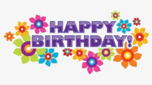 Happy Birthday Banner Floral, HD Png Download, Transparent PNG