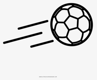 Balón De Fútbol Página Para Colorear - Champions League Football Drawing, HD Png Download, Transparent PNG