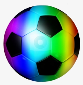 #fútbol⚽😍 #balón - Rainbow Soccer Ball Nike, HD Png Download, Transparent PNG
