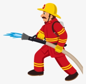 Fire Fighter Clipart Png Transparent Png , Png Download - Indian Firefighter Clipart, Png Download, Transparent PNG