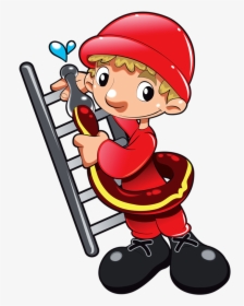 Fireman Clipart Boot - Different Kind Of Workers, HD Png Download, Transparent PNG