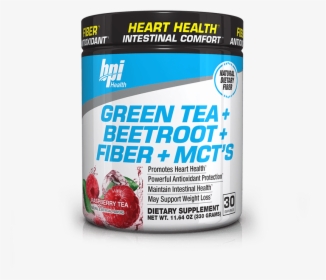 Green Tea Beetroot Fiber Mcts Supplement Facts - Strawberry, HD Png Download, Transparent PNG