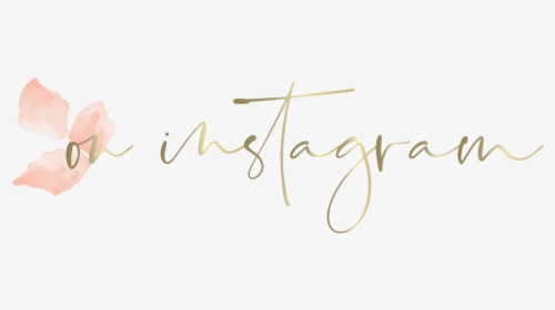 Follow Me On Instagram - Calligraphy, HD Png Download, Transparent PNG