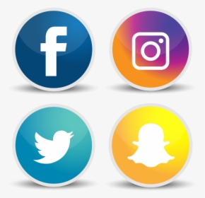 Facebook Whatsapp Instagram Png , Png Download - Transparent Background Social Media Logos, Png Download, Transparent PNG
