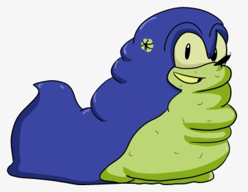Sonic The Slug - Cartoon, HD Png Download, Transparent PNG