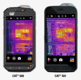 Cat S60 Versus Cat S61 Smartphone - Smartphone, HD Png Download, Transparent PNG