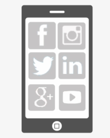 Social Media Symbol - Mobile Phone, HD Png Download, Transparent PNG