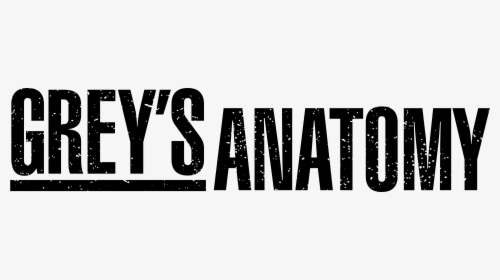 Grey S Anatomy Logo Black And White - Greys Anatomy Logo, HD Png Download, Transparent PNG