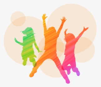 Graphic Of Kids Jumping In Celebration - Young Child In Context, HD Png Download, Transparent PNG