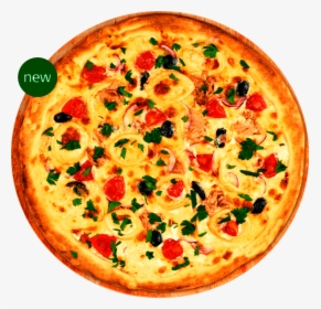 With Seafood And Tuna - California-style Pizza, HD Png Download, Transparent PNG