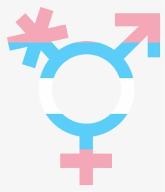 Transgender Symbol Png - Transparent Background Transgender Symbol, Png Download, Transparent PNG