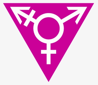 Magenta Transgender Triangle-wide - Transgender Feminism, HD Png Download, Transparent PNG