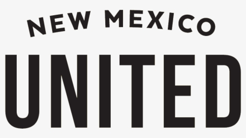 New Mexico United Wordmark - Black-and-white, HD Png Download, Transparent PNG