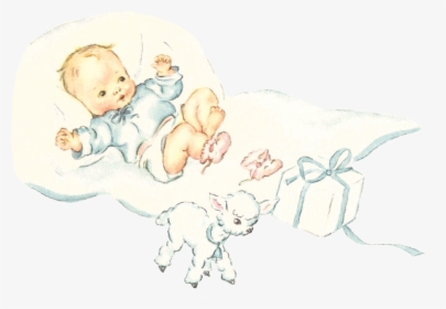 Baby Boy Lamb Image Digital - Illustration, HD Png Download, Transparent PNG