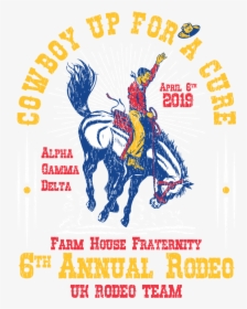 Cowboy Up For A Cure 2019 Artwork - Poster, HD Png Download, Transparent PNG