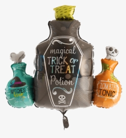 Transparent Potion Bottle Png - Halloween Potion Bottles, Png Download, Transparent PNG
