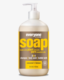 Soap And Shampoo Png - Everyone Coconut Lemon Soap, Transparent Png, Transparent PNG
