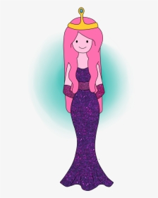 Transparent Princess Dress Png - Princess Bubblegum Cartoon Network Adventure Time, Png Download, Transparent PNG