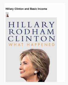 Hillary Clinton What Happened Book Cover, HD Png Download, Transparent PNG