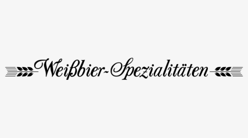 Weibbier Spezialitaten Logo Png Transparent - Calligraphy, Png Download, Transparent PNG