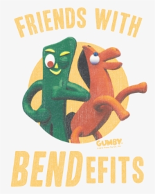 Gumby Bendefits Men S Tank - Cartoon, HD Png Download, Transparent PNG