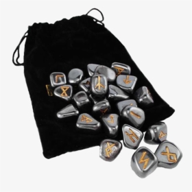 Stunning Hand Carved Hematite Rune Set, Elder Futhark, - Hematite Runes, HD Png Download, Transparent PNG