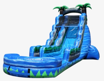 The Blue Crush Inflatable Water Slide - 22 Feet Water Slide, HD Png Download, Transparent PNG