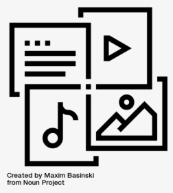 Multimedia By Maxim Basinski From The Noun Project - Extra Curricular Activities Symbol, HD Png Download, Transparent PNG