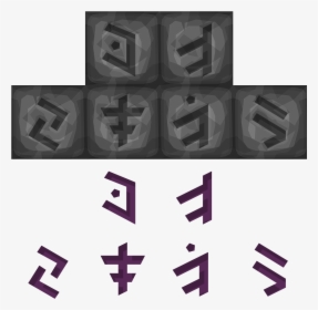 New, Glowy, More Hand Made Looking Rune I Promise Its - Minecraft Runes, HD Png Download, Transparent PNG