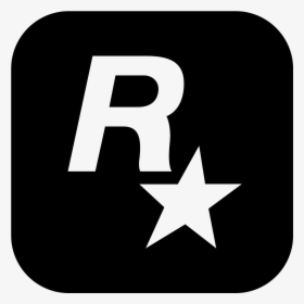 Rockstar Games Filled Icon - Rockstar Games Logo Black, HD Png Download, Transparent PNG