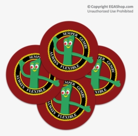 Semper Gumby Stickers, HD Png Download, Transparent PNG