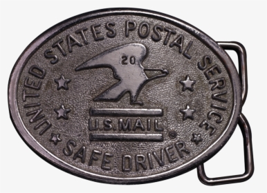 Post Office Usps 🇺🇸 Us Mail 20 Year Safe Driver Employee - Belt Buckle, HD Png Download, Transparent PNG