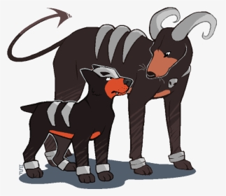 Pokemon Houndour And Houndoom, HD Png Download, Transparent PNG