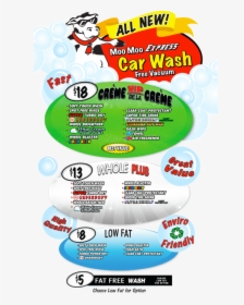 Moo Moo Car Wash Prices, HD Png Download, Transparent PNG