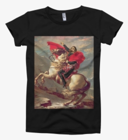 Napoleon Tee - Napoleon Crossing The Alps And The Definition, HD Png Download, Transparent PNG