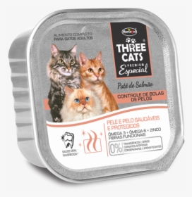 Paté Control De Bolas De Piel - Three Cats Gatos Castrados, HD Png Download, Transparent PNG