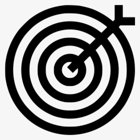 Dart Target Focus Marketing Illusion Aim - Learning Goal Icon, HD Png Download, Transparent PNG