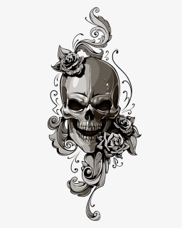 Tattoo Skull Old School, HD Png Download, Transparent PNG