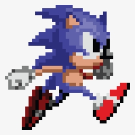Sonic Running Png - 8 Bit Sonic Running, Transparent Png, Transparent PNG
