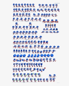 Sonic Sprite Sheet Transparent, HD Png Download, Transparent PNG