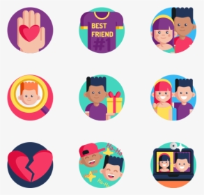 Friends Icon Flaticon, HD Png Download, Transparent PNG