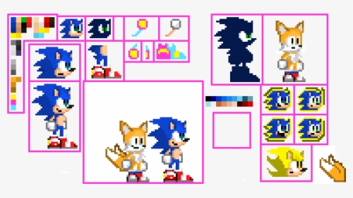 Finally, An Update To The Sonic Sprite Sheet Everyone - Sonic Exe Sprite Animation, HD Png Download, Transparent PNG