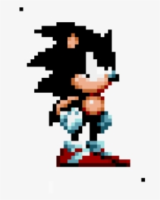 Dark Sonic Sprite - Sonic Mania Sonic Sprite, HD Png Download, Transparent PNG