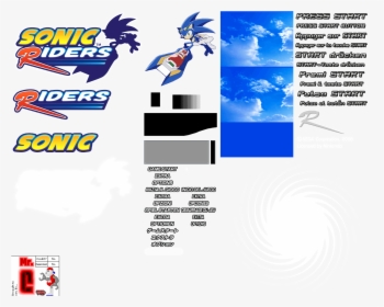Title Screen - Sonic Riders, HD Png Download, Transparent PNG