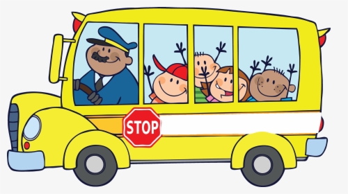 Transparent Road Trip Clipart - School Bus Clipart Png, Png Download, Transparent PNG