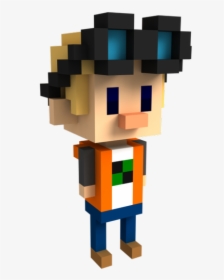 Voxel Character, HD Png Download, Transparent PNG