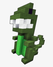Let S Build A Little Green Dinosaur In Minecraft - Easy Minecraft Dinosaurs Build, HD Png Download, Transparent PNG